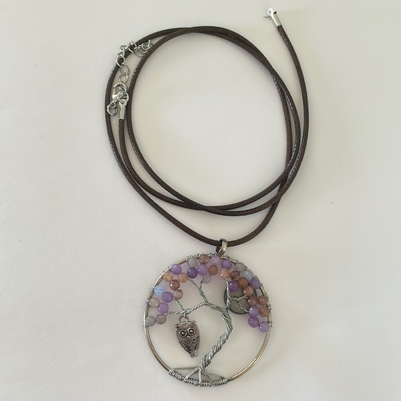 Handcrafted Owl Rope Necklace - Picture 1 of 1